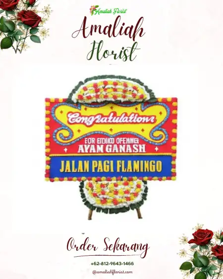 Sewa Papan Bunga Tarano